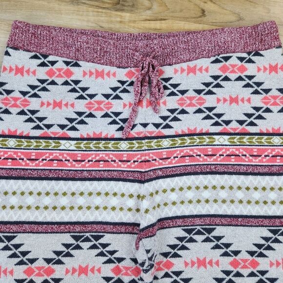 🔺️American Eagle Tribal Design Drawstring Sweater Jogger Pants XLarge - Picture 5 of 12